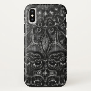 Charcoal Mandala iPhone XS Case