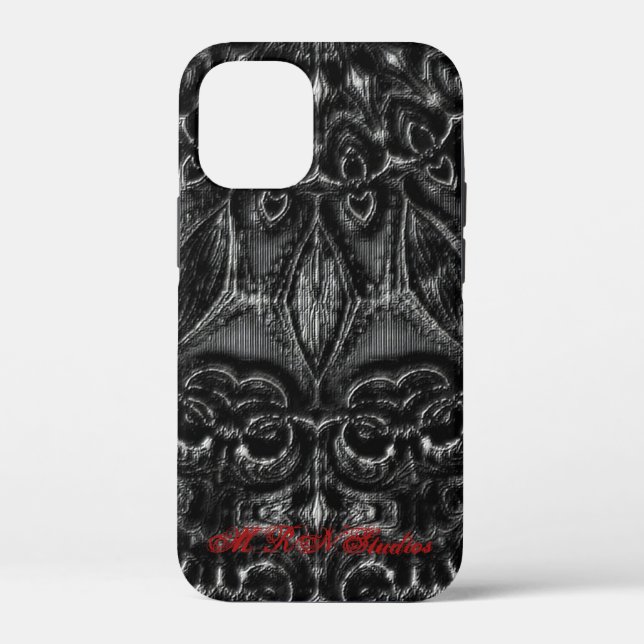 Charcoal Mandala  Case-Mate iPhone Case (Back)