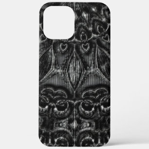 Charcoal Mandala  iPhone 12 Pro Max Case