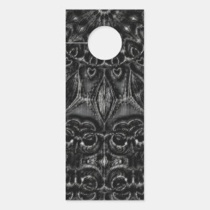 Charcoal Mandala Door Hanger