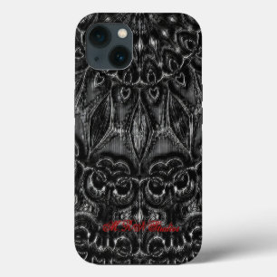 Charcoal Mandala  iPhone 13 Case