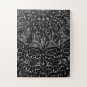 Charcoal Mandala  Jigsaw Puzzle