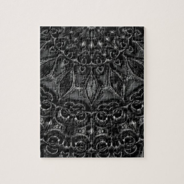 Charcoal Mandala  Jigsaw Puzzle (Vertical)