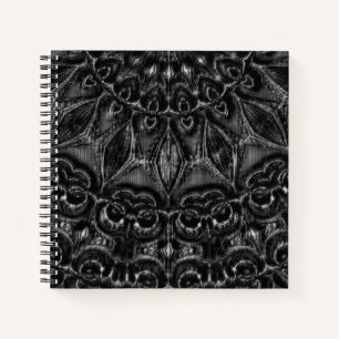 Charcoal Mandala  Notebook