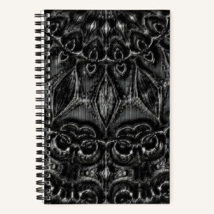 Charcoal Mandala Notebook