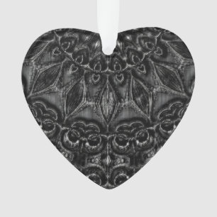 Charcoal Mandala  Ornament