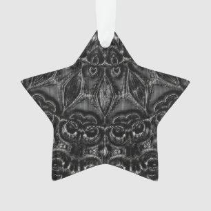 Charcoal Mandala Ornament