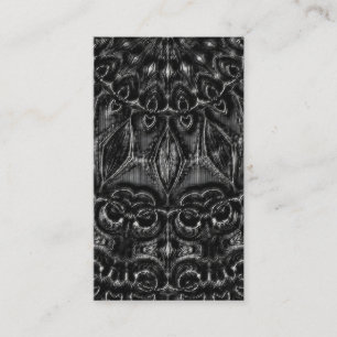 Charcoal Mandala Place Card