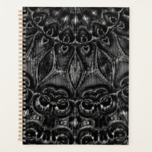 Charcoal Mandala  Planner