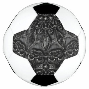 Charcoal Mandala  Soccer Ball
