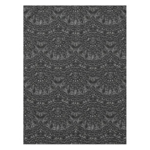 Charcoal Mandala  Tablecloth