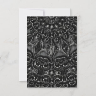 Charcoal Mandala Thank You Card
