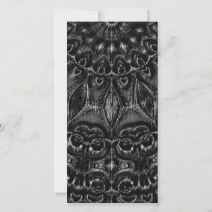 Charcoal Mandala  Thank You Card