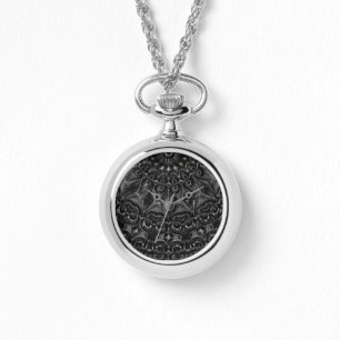 Charcoal Mandala  Watch