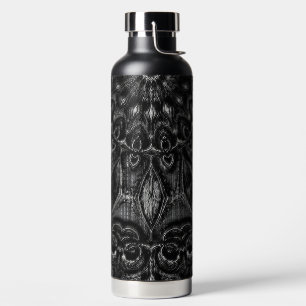 Charcoal Mandala Water Bottle