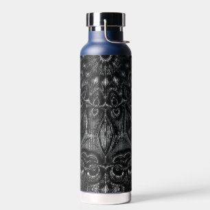 Charcoal Mandala Water Bottle