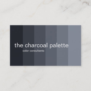 Charcoal Ombre Panels Business Card