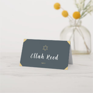 Charcoal Passover Place Card