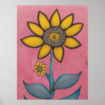 Charcoal Pencil- Baby Bud Flower 