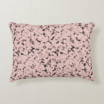 charcoal pink gray abstract accent pillow<br><div class="desc">charcoal pink gray abstract</div>