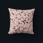 charcoal pink gray abstract throw pillow<br><div class="desc">charcoal pink gray abstract</div>