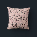 charcoal pink gray abstract throw pillow<br><div class="desc">charcoal pink gray abstract</div>