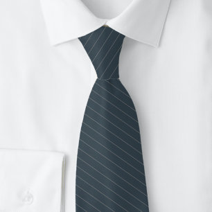 Charcoal Pinstripe Tie