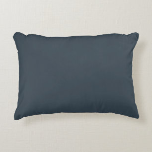 Charcoal Solid Colour Accent Pillow