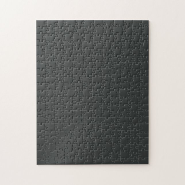 Charcoal (solid colour)  jigsaw puzzle (Vertical)