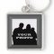Charcoal Your Photo Frame Premium Keychain