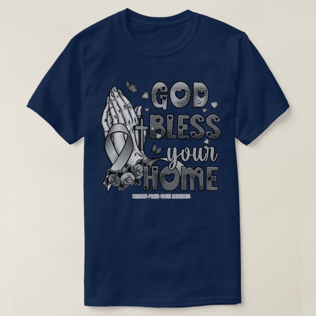 CharcotMarieTooth Awareness god bless faith hope T-Shirt (Design Front)