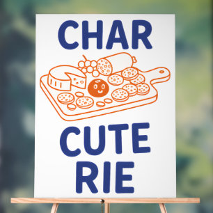 Charcuterie acrylic sign