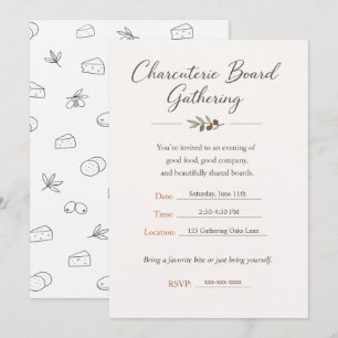 Charcuterie Board Gathering Party Invitation