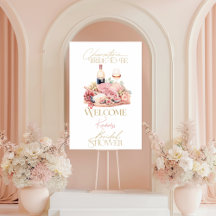 Charcuterie Board Welcome Sign Bridal Shower