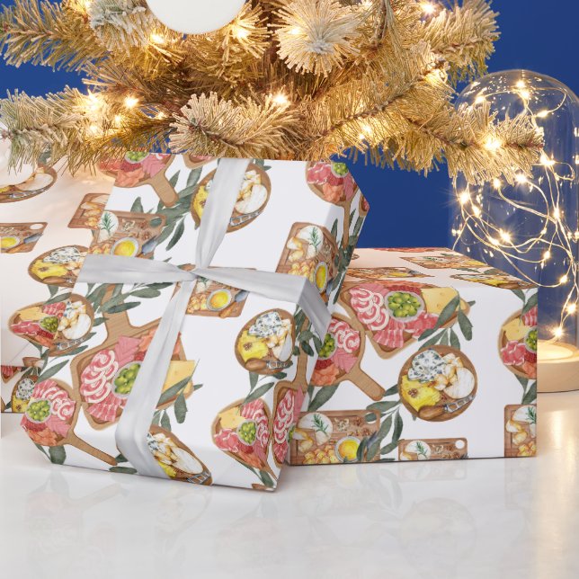 charcuterie board wrapping paper (Holidays)