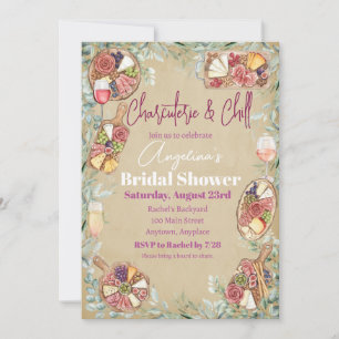 Charcuterie & Chill Bridal Shower Invitation