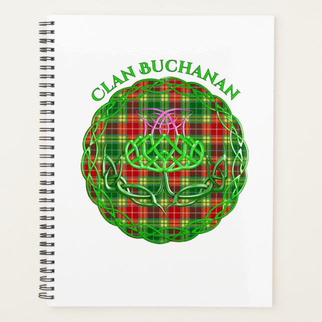 Chardon celtique de Tartan écossais de Buchanan (Devant)