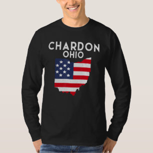 Chardon Ohio USA State America Travel Ohioan T-Shirt