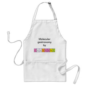 Chardonnay periodic table name apron