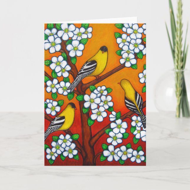 Chardonnay Sunset  Greeting Card (Front)