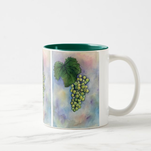 Chardonnay Wine Grapes Mug (Right)