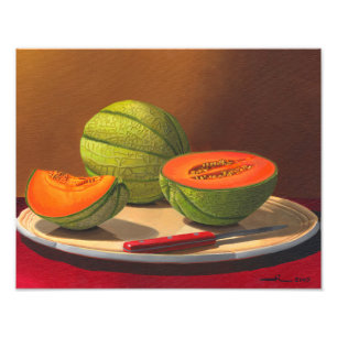 Charentais melons photo print
