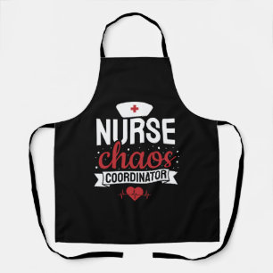 Charge Nurse Coordinator Funny Nursing Gift Apron