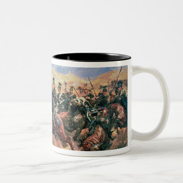 Charge of the Light Brigade Two-Tone Coffee Mug (Right)
