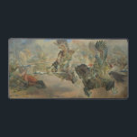 Charge of the Polish Winged Hussars version 2 Desk Mat<br><div class="desc">The charge of the Polish Winged Hussars at the Battle of Vienna occurred on September 12, 1683. It is widely considered the largest cavalry charge in history, involving approximately 18, 000 to 20, 000 horsemen. The charge was led personally by the King of Poland, Jan III Sobieski, who descended from...</div>