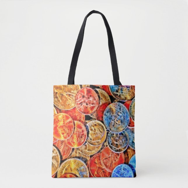 Charged Currency Tote Bag (Front)