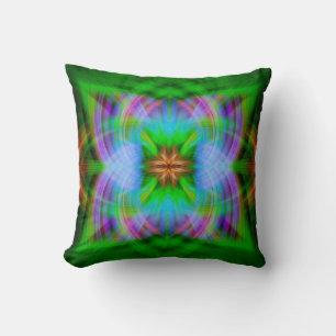 Charged throw pillow
