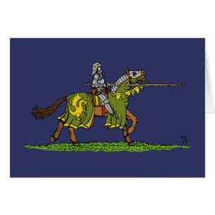 Chargement du chevalier médiéval