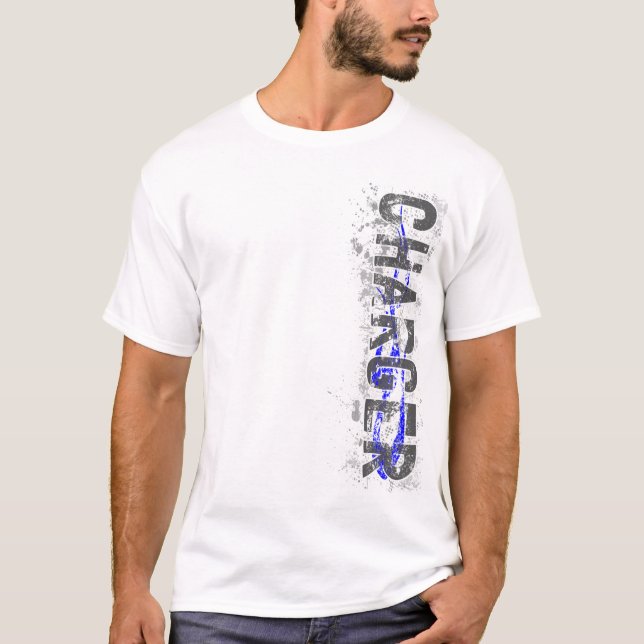 Charger Vert Blue v2 T-Shirt (Front)
