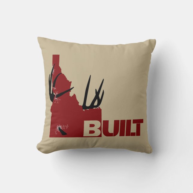 Charging Buck Throw Pillow (Front)